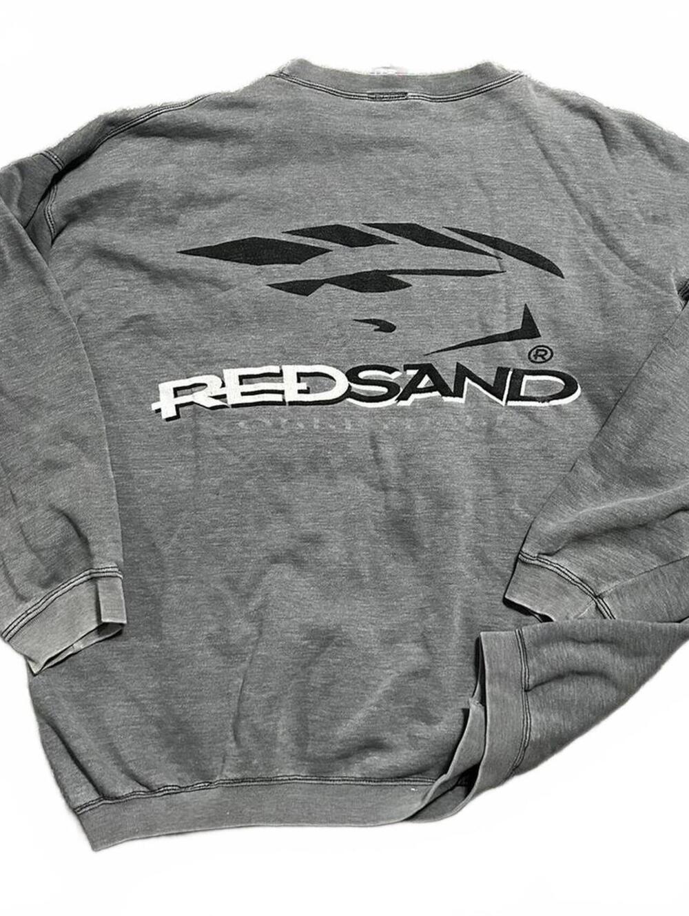 1992 Worn-In Red Sand Gray Sweatshirt Size Streetwear Size XL